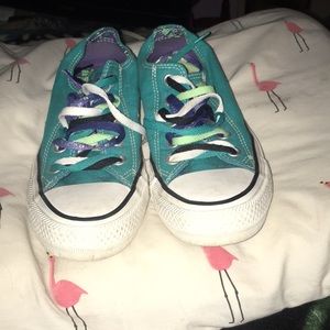 Teal converse